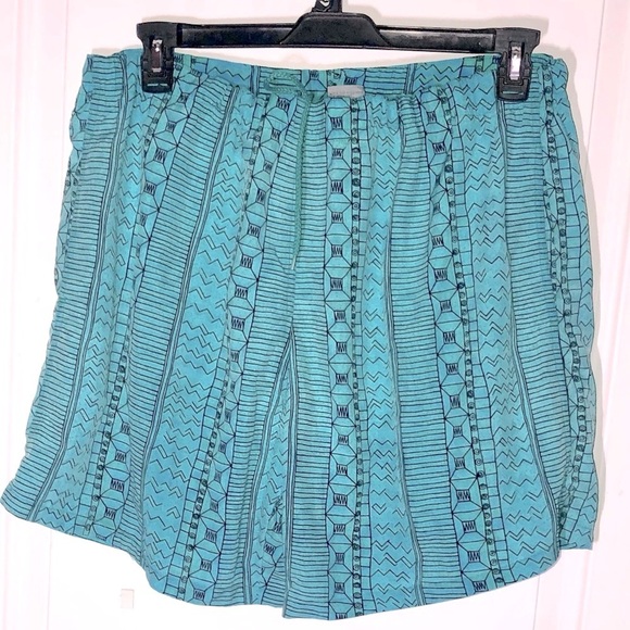 G2000 The New Generation Vintage Blue Abstract Swim Shorts Large - Picture 1 of 4